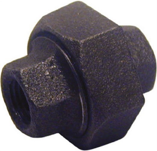 BK Products 521-707BG Black Malleable Iron Union 1-1/2 x 1-1/2 Dia. FPT in. – Op