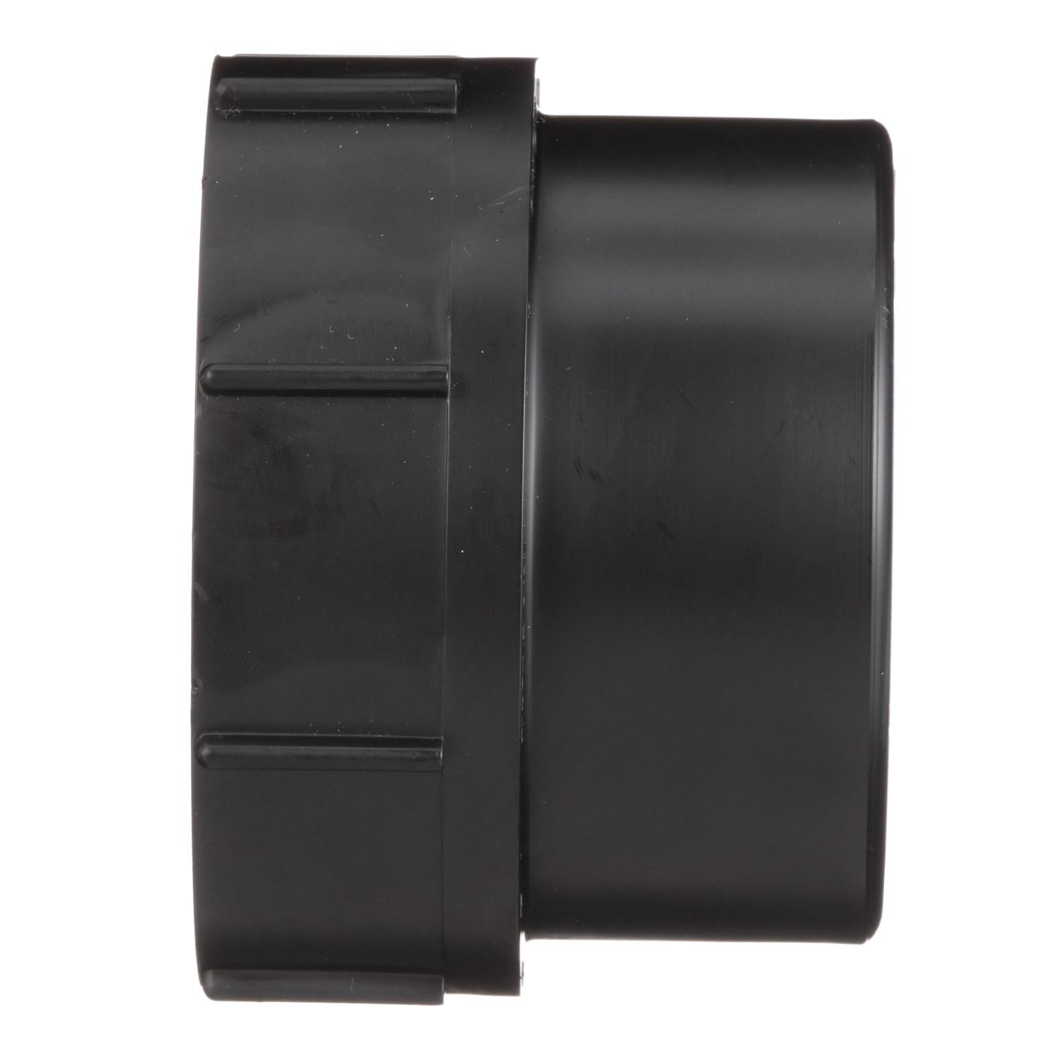 Charlotte Pipe ABS00105100 ABS Cleanout 3 Spigot x 3 FPT Dia. in.