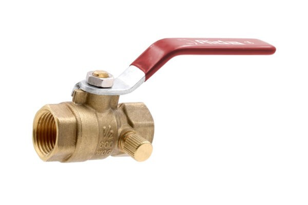 Ball Valve with Drain Thread 3/4 Lead Free