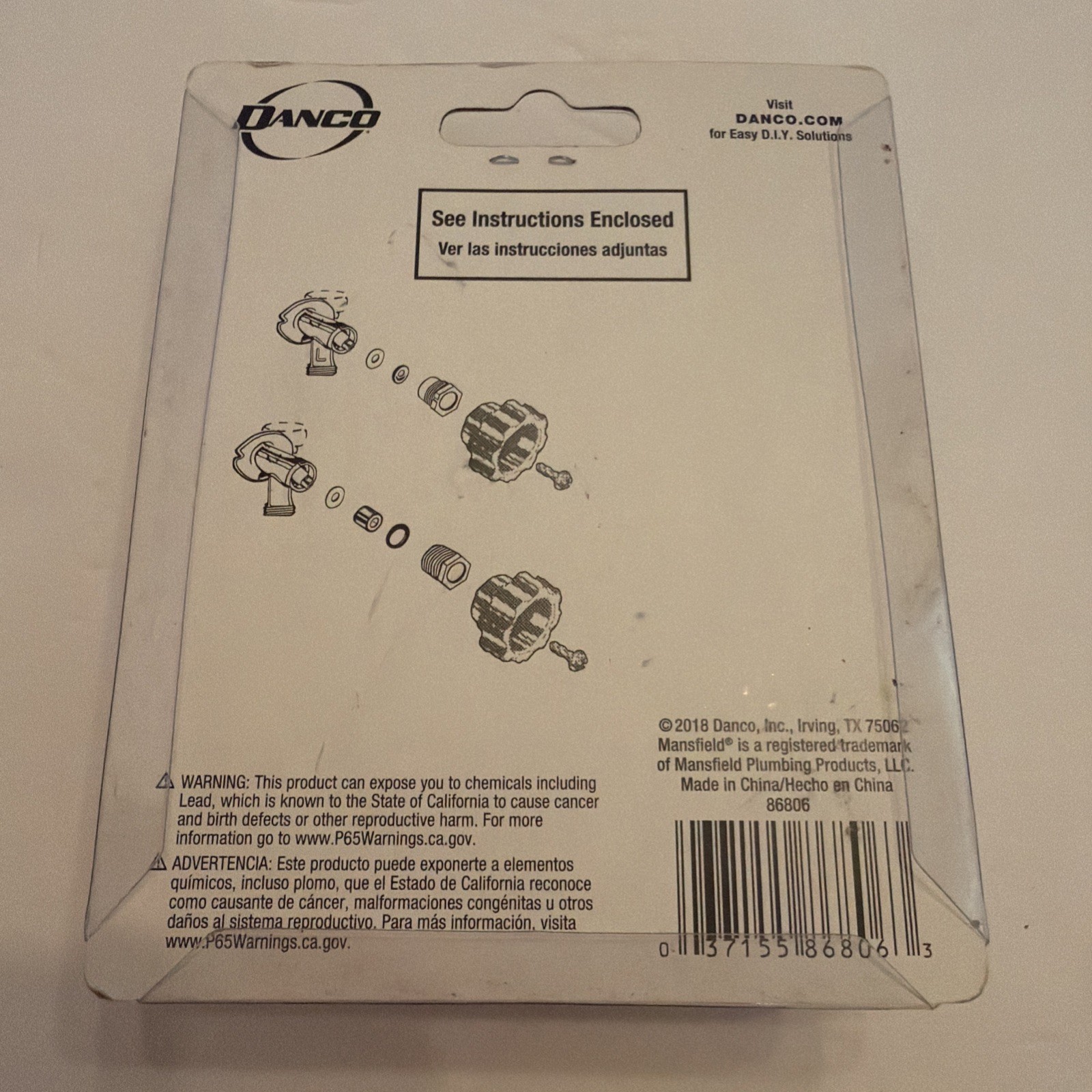 Danco Outdoor Handle Repair Kit 86806 – Sillcock Brass – Fits Mansfield 300 500