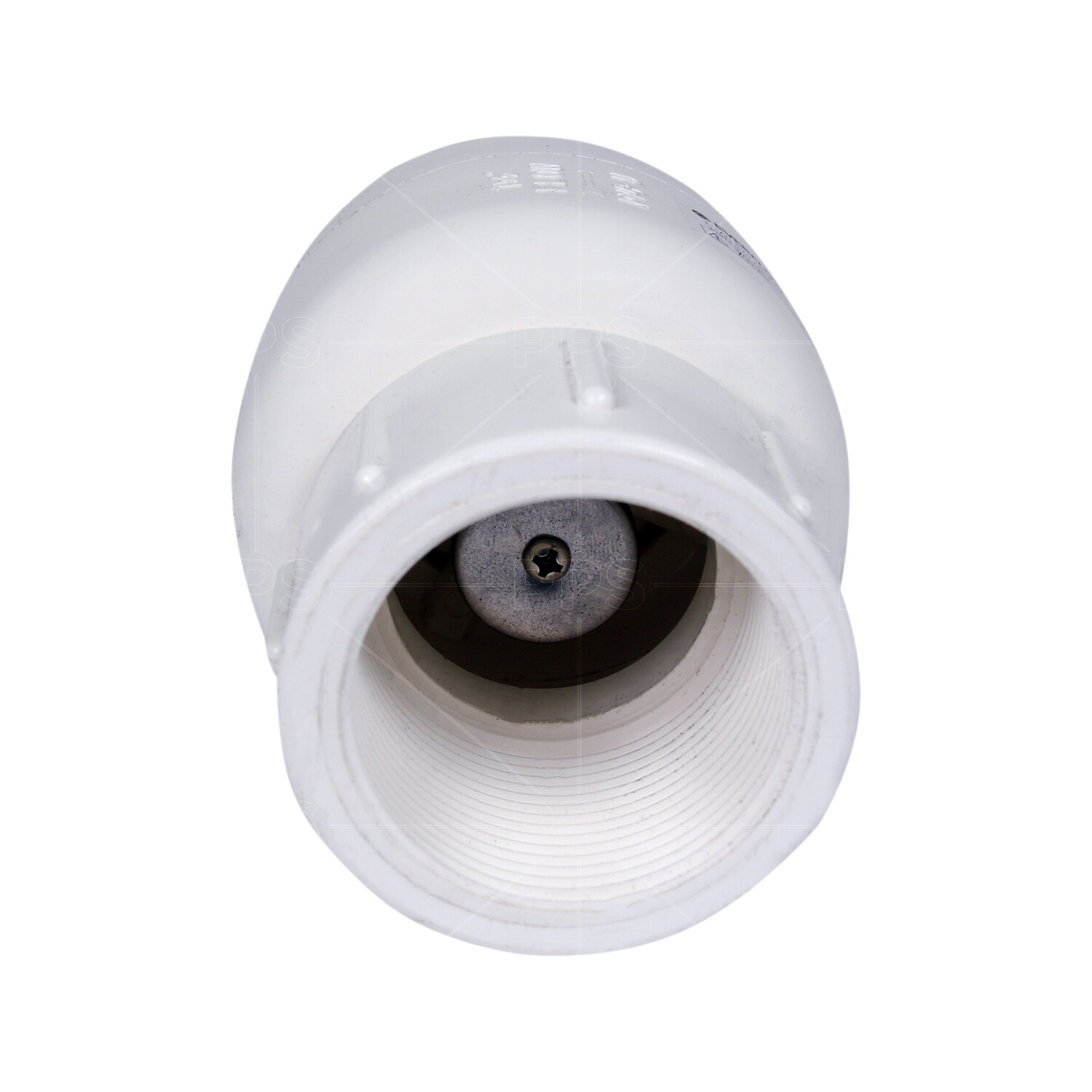FIP White Plastic PVC Inline Check Valve for Backflow Prevention 1/4” To 3/4”