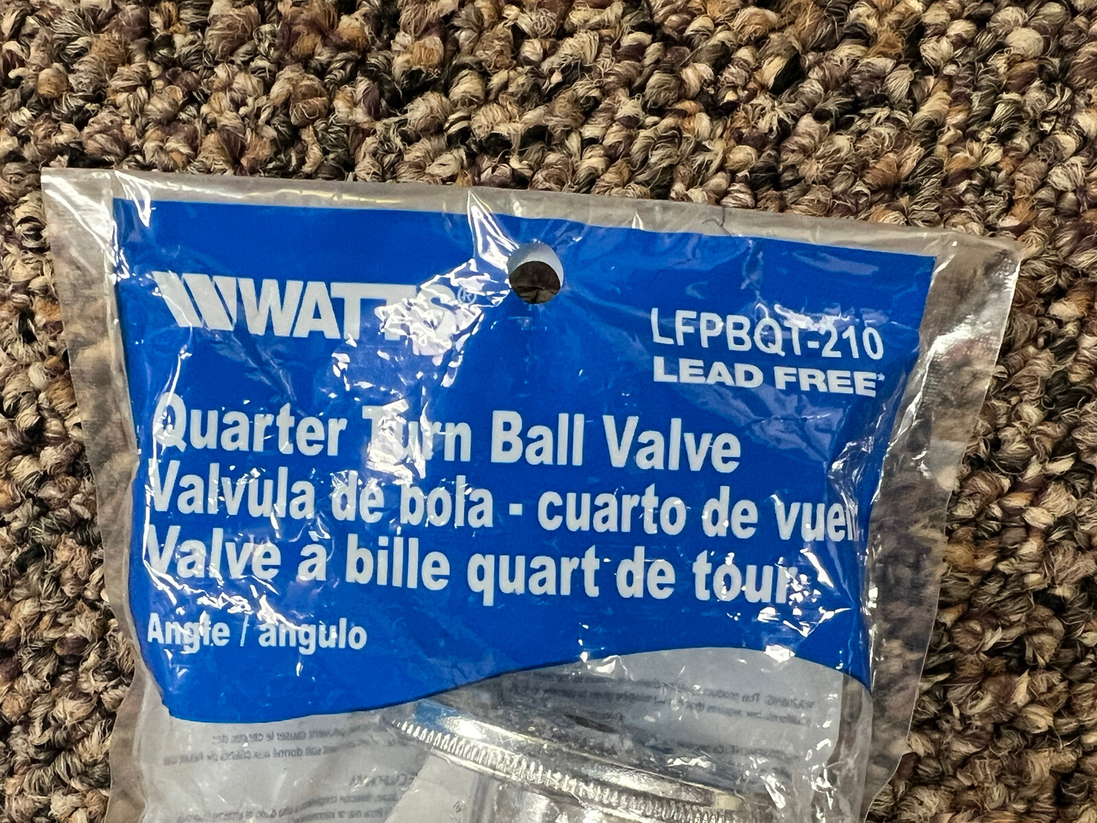 Watts 5/8 In. OD x 3/8 In. Quarter Turn Angle Valve LFPBQT-210 NEW