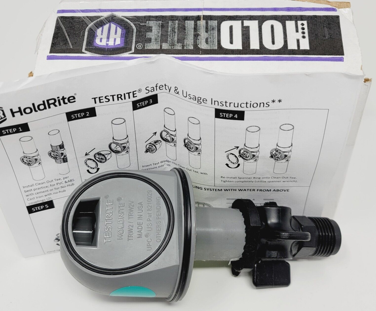 Holdrite TRW2 / TRW2V Testrite Inline Test Wedge Valve 2″ Fill & Drain Test Port