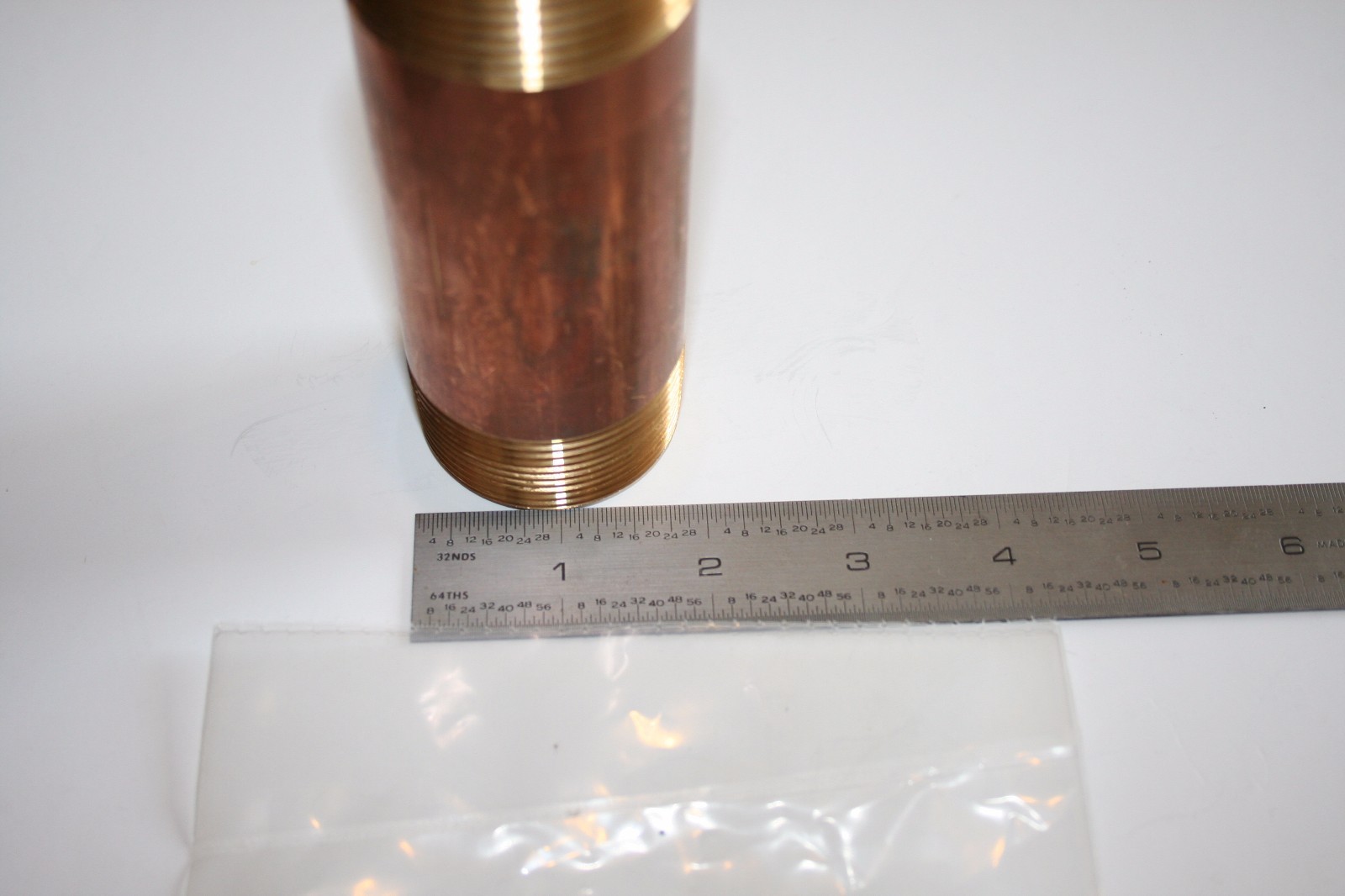 New Merit brass 1-1/2″ x 5″ Lead Free Brass Pipe Nipple