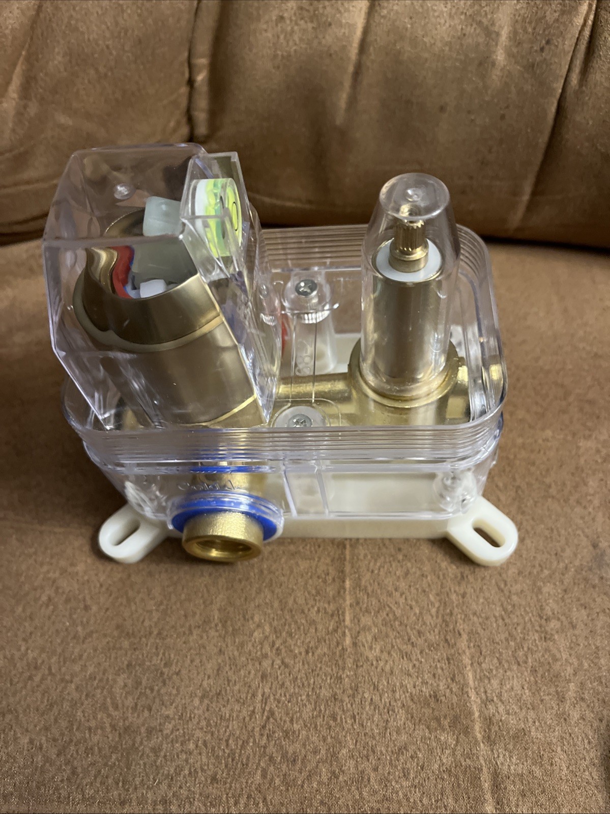 Two Function Mixing Pressure Balance Valve Body, Polished Gold Finish