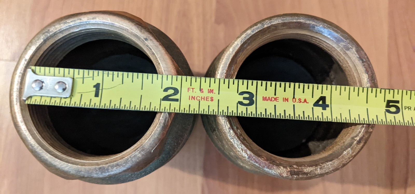 2 Qty Lot STRATAFLO 1-1/2 inch 1.5″ NPT Cast Bronze CHECK VALVE No. 300 400LBS