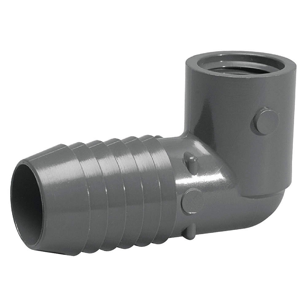 Grainger Approved 1407101 Reducing Elbow, 90 Degrees, 3/4 x 1/2 in 22FN73
