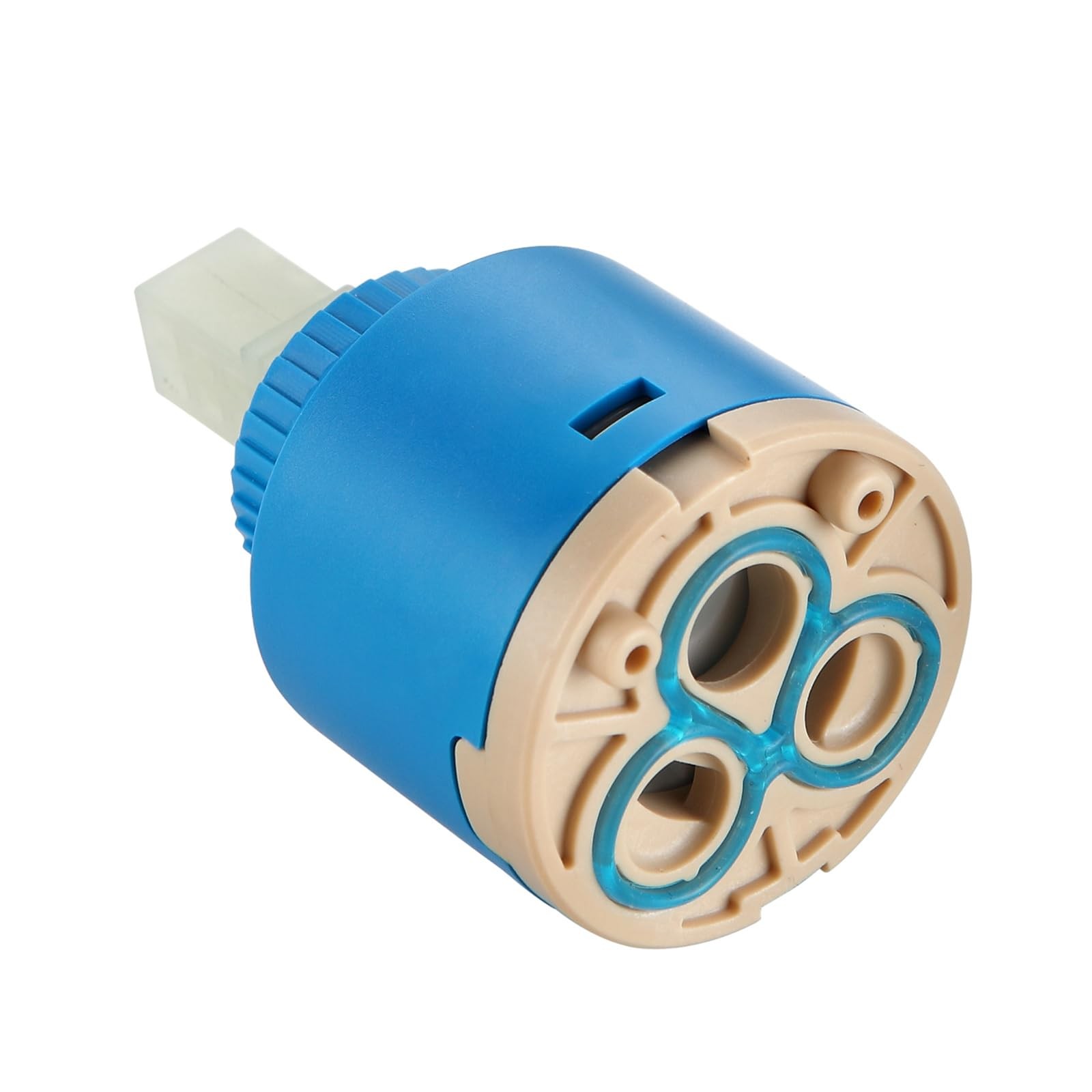 ZYTTOO 35mm Ceramic Faucet Cartridge Replacement, Single Handle Kitchen Blue