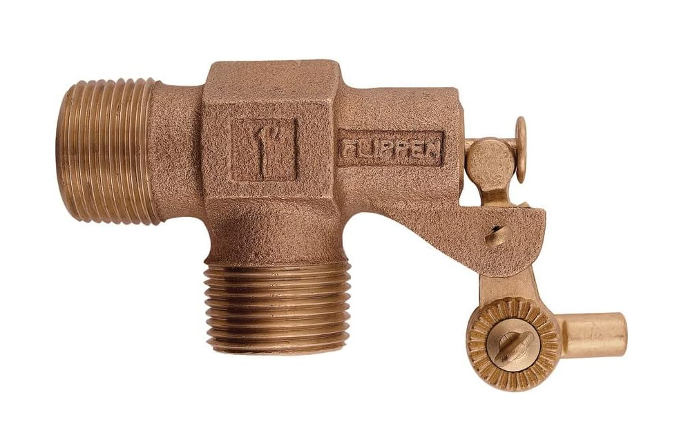 Válvula flotador bronce 1” NPT con sellos reemplazables 180°F. Nuevo