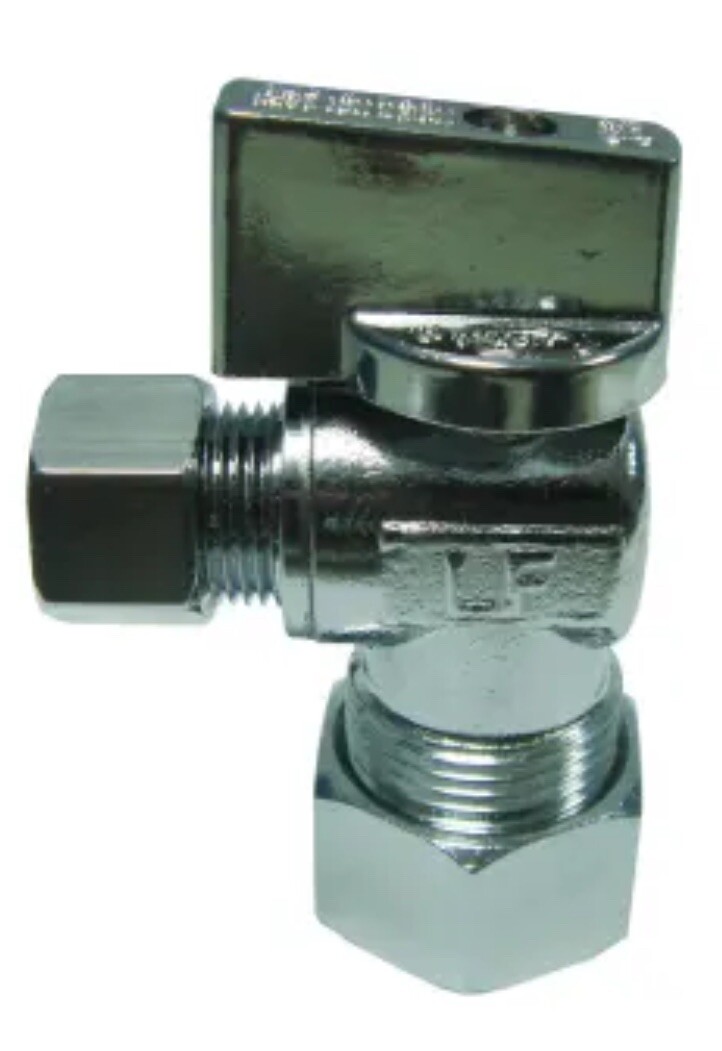 10-Anglestop Compression PROFLO PFXAC32C Chrome 5/8″ X 3/8″ Low Lead