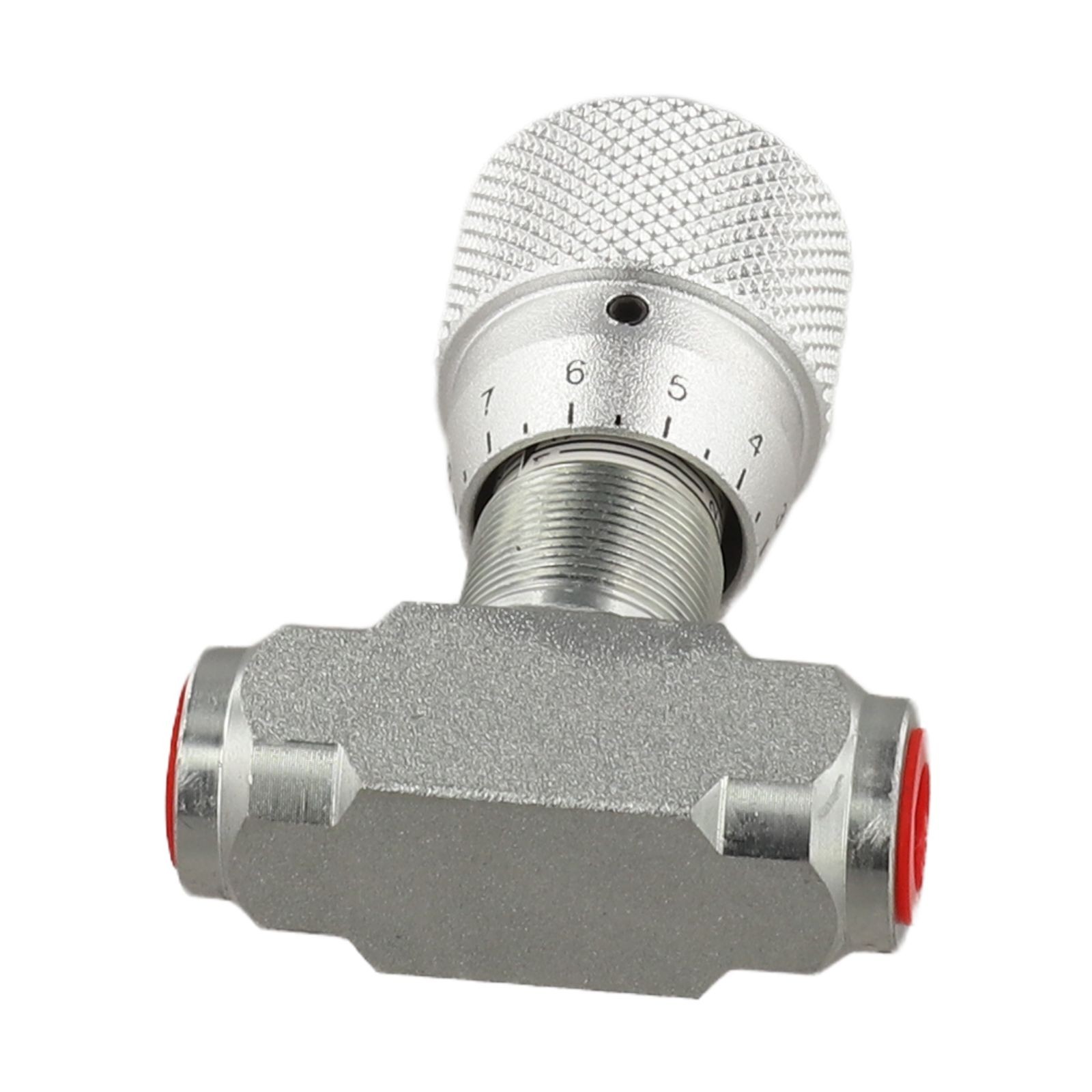 Two Way Hydraulic Flow Control Valve with Calibrated Knob for Flow Adjustment