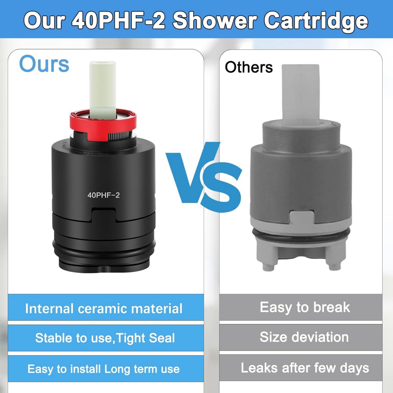 OEM 40PHF-2 40mm Shower Cartridge replacement For Glacier Bay/Tuscany Brand New