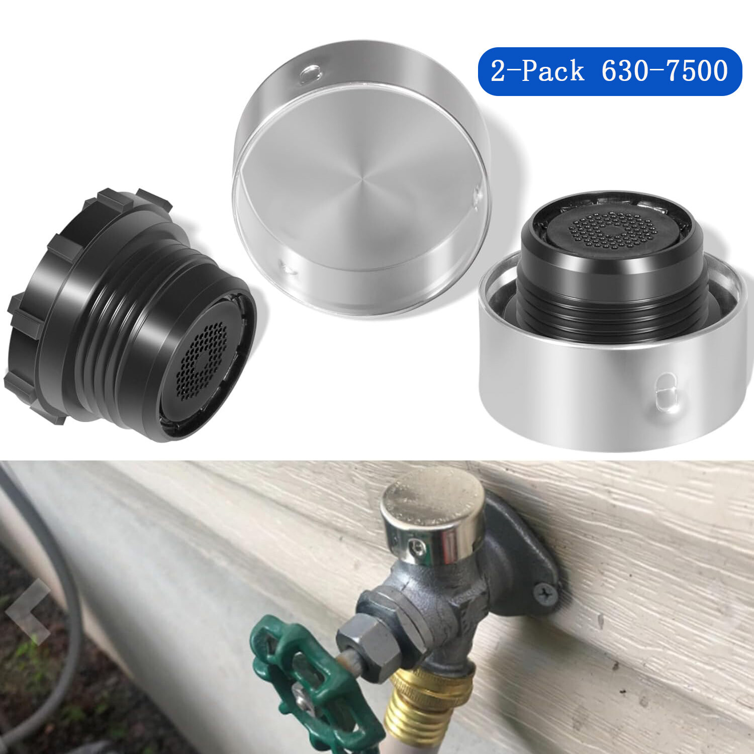 6307500 Wall Hydrant Repair Kit for Mansfield 400/500&NIBCO 90 Anti-Siphon 2-Pac