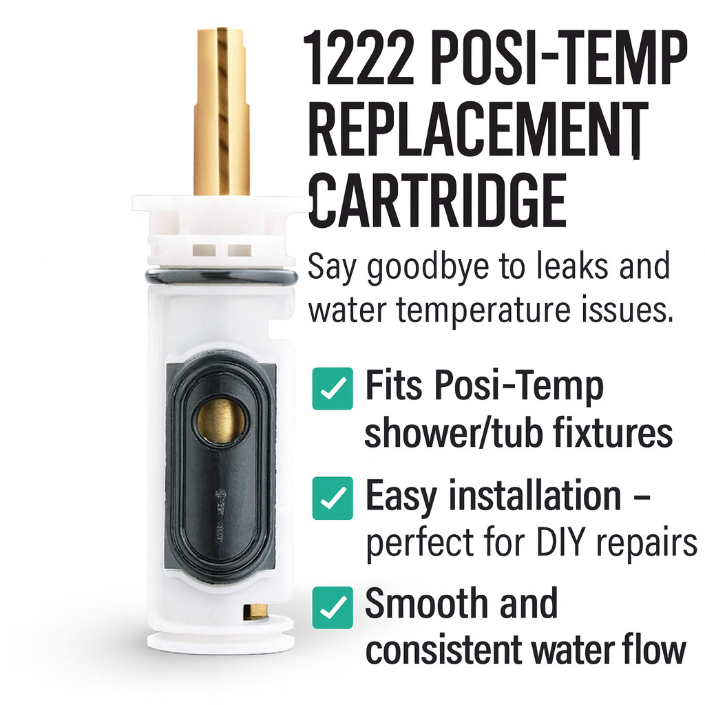 5pk Genuine OEM 1222/1222B Posi-Temp Shower Cartridge – SEALED – Brand NEW