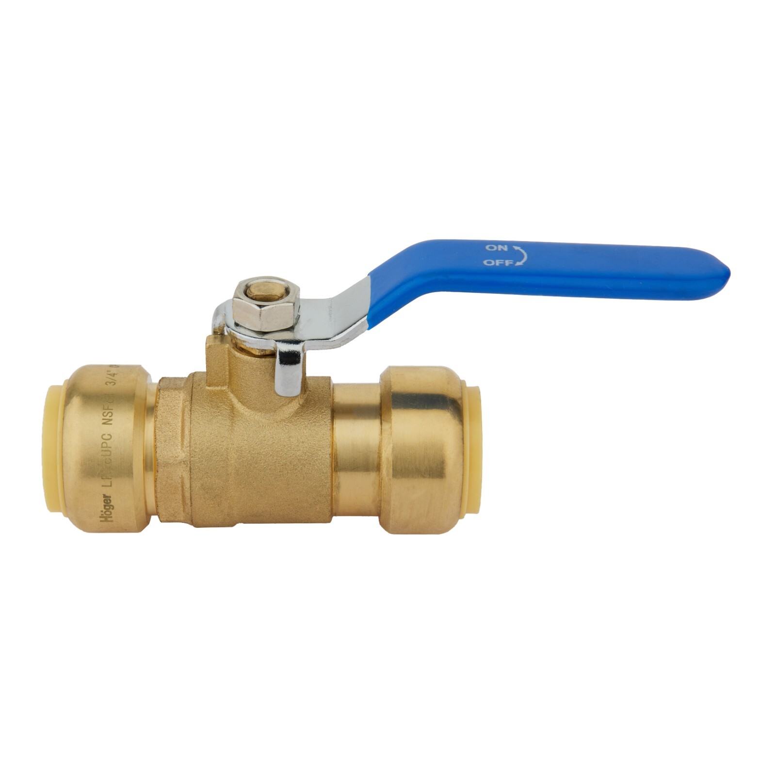 EFIED 4PCS 3/4″ PUSH FIT BRASS BALL VALVE HOT &COLD WITH CLIP, NO LEAD