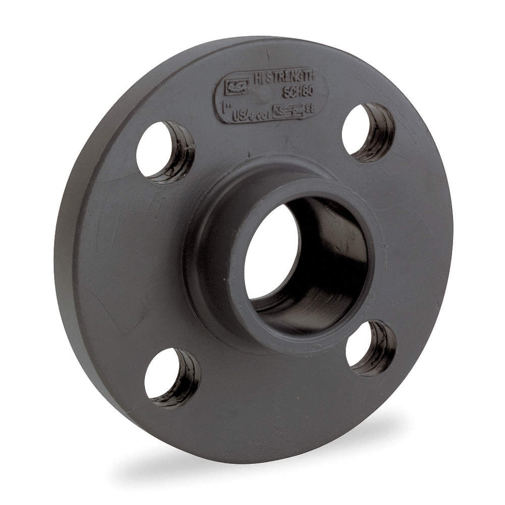 GRAINGER APPROVED 9851-007 Flange,3/4 in, Schedule 80,Socket,Gray 2PLV9