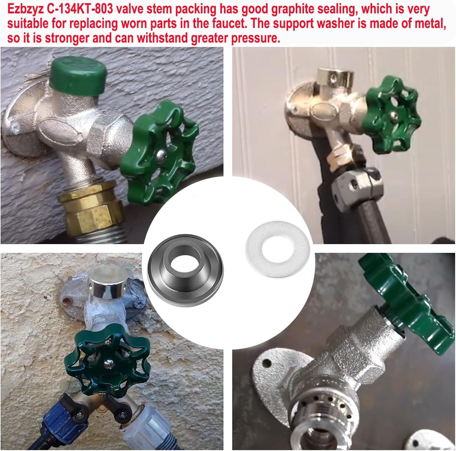 Stem Packing Kit for Prier Wall Hydrants C-134/135/144/154/434/P-164 C-134KT-803