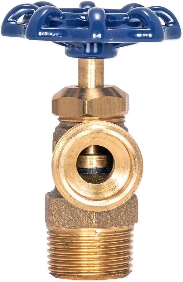 3/4 Inch Brass Boiler Drain Valve – Reliable, Easy to Operate, 125 PSI