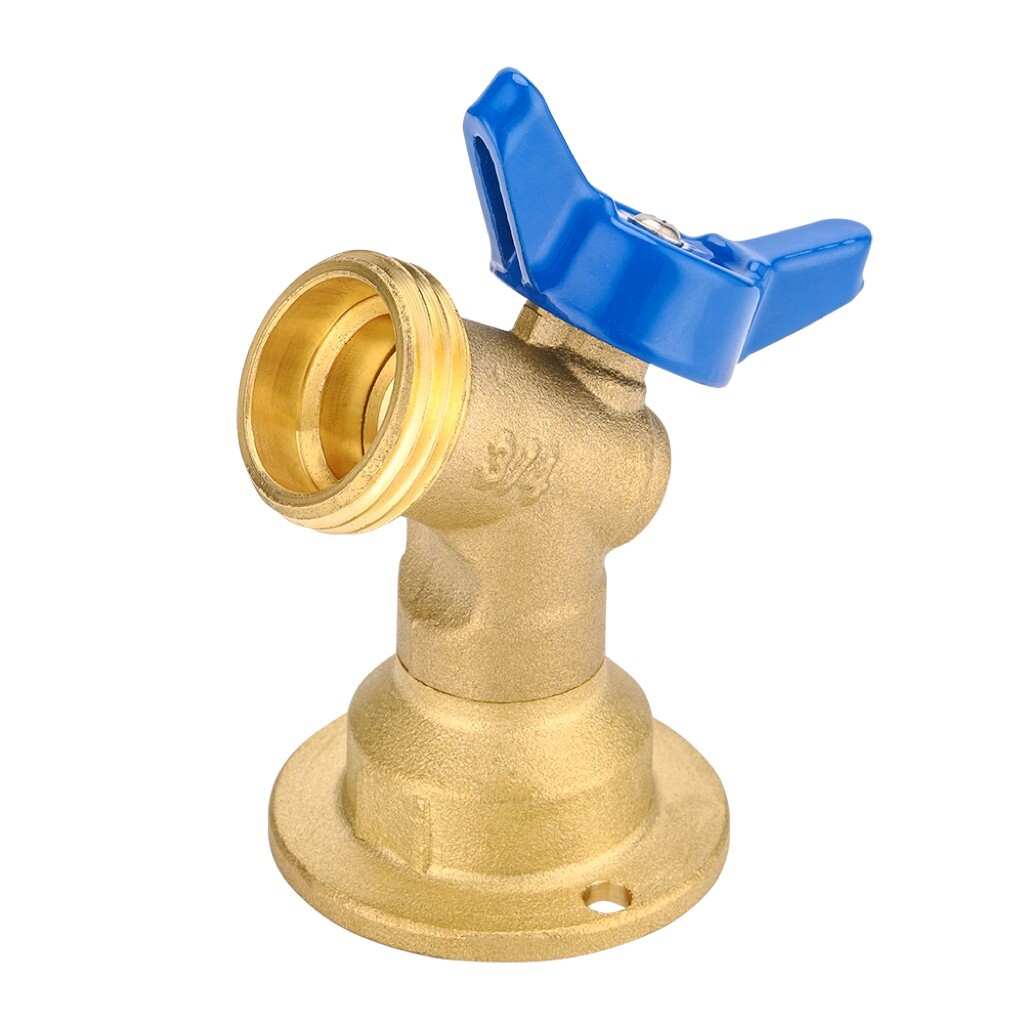 EFIELD 1/4 Turn Female Threaded Sillcock Brass Valve 1/2″ NPT x 3/4″ or 3/4″ NPT