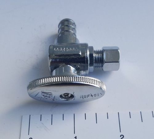 10 PCS. 1/4″ OD Compression x 1/2″ Pex Angle Valve, Lead Free Brass, 1/4″ Turn