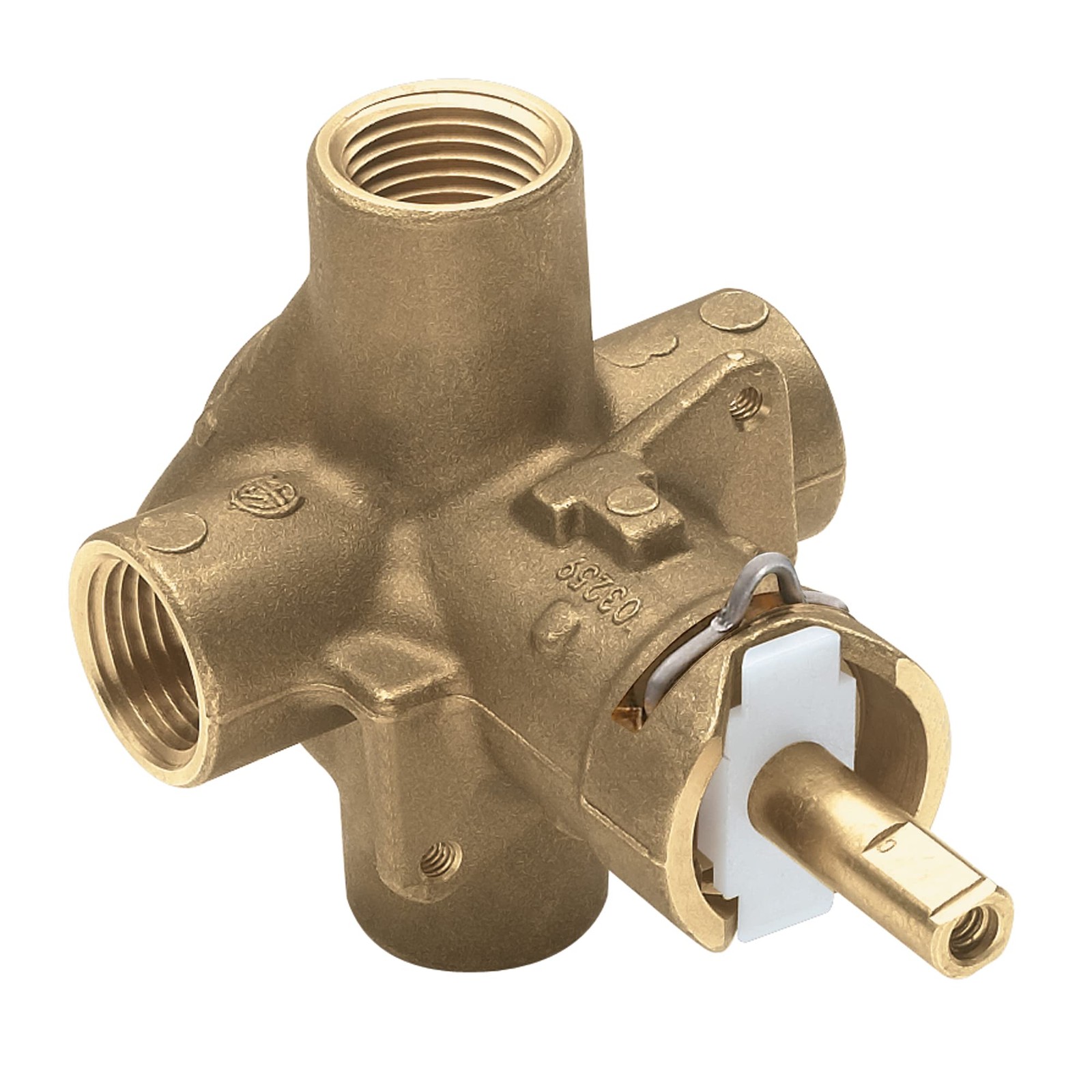 Moen M Pact PosiTemp Pressure Balancing Brass Tub and Shower Valve with IPS