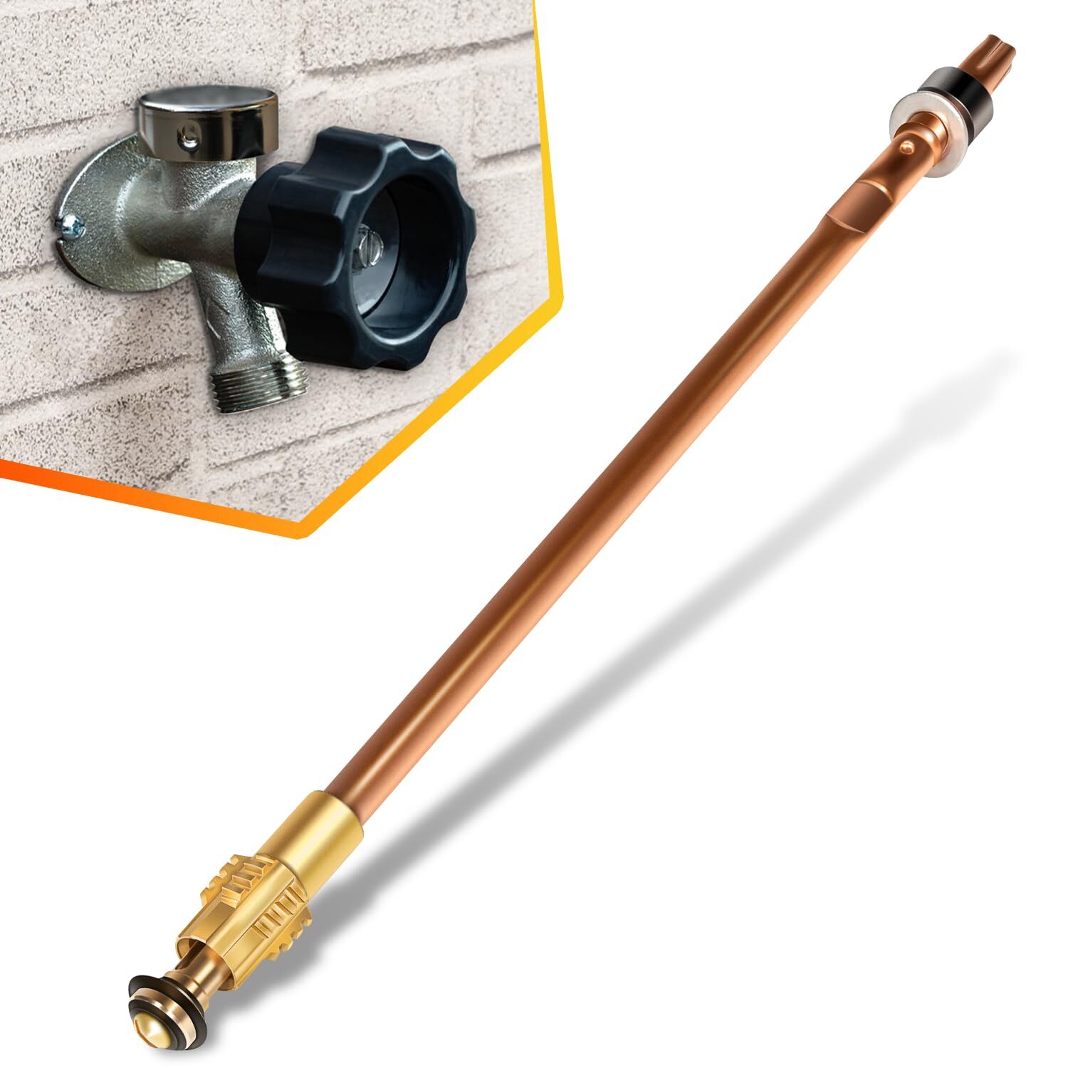 123-0093 500 Series Mansfield Style Stem Assembly 8inch Sillcock ASFP 12inch OAL