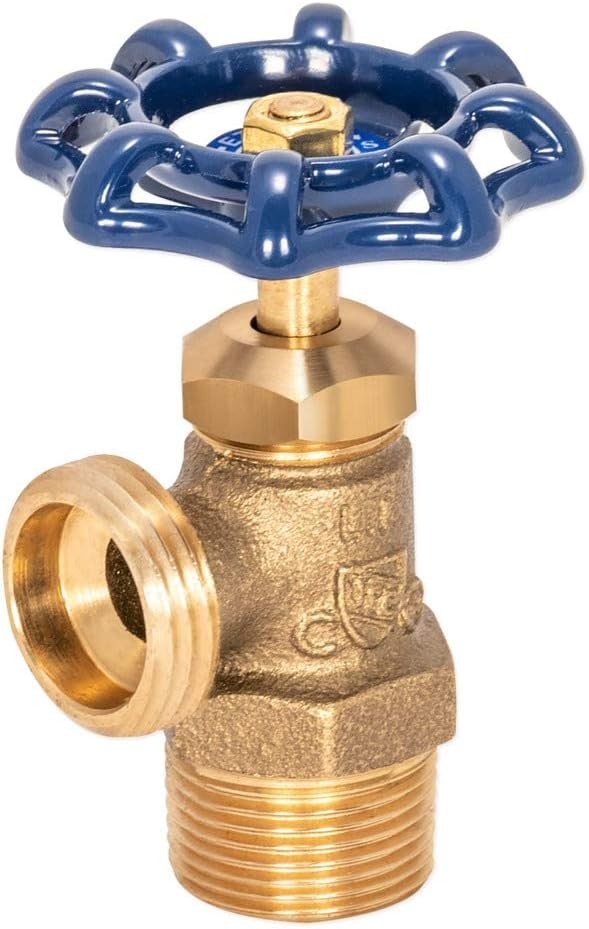 3/4 Inch Brass Boiler Drain Valve – Reliable, Easy to Operate, 125 PSI