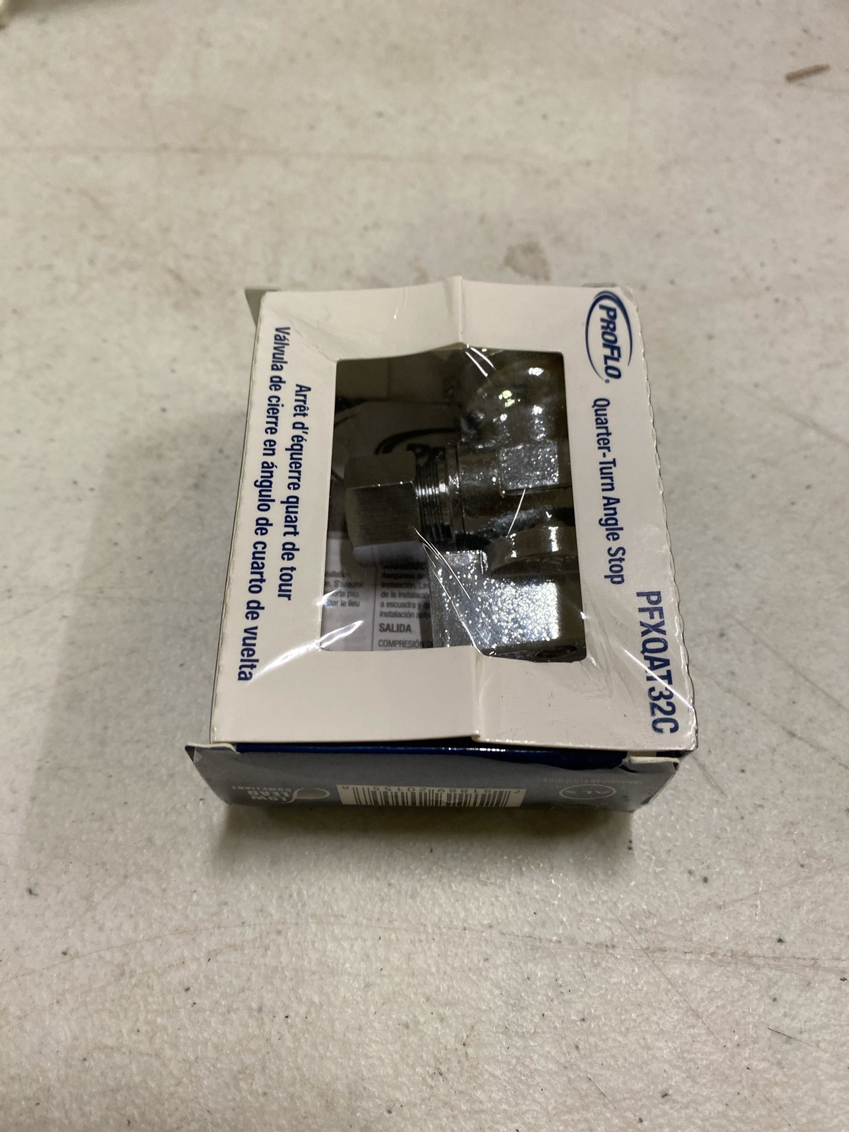 PROFLO PFXQAT32C 1/2″ x 3/8″ Quarter Turn Angle Valve – Chrome