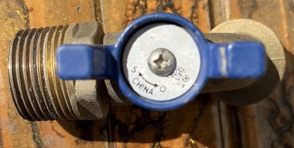 1/4Turn Male Spigot Outdoor Brass Valve 3/4″ Or 1/2″ NPT Inlet x 3/4″ MHT