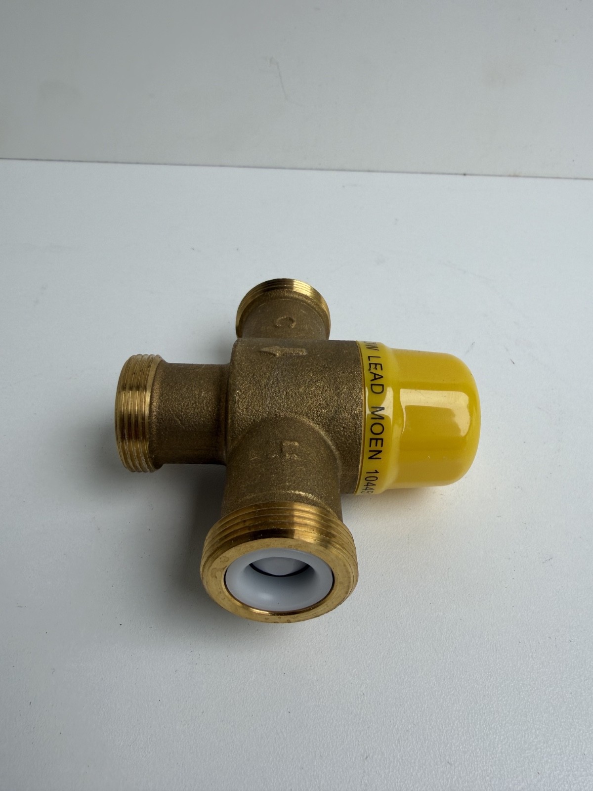 Moen 104451 LowFlow Thermostatic Mixing Valve 1/2″ IPS, 3/8″ Compression Adapter