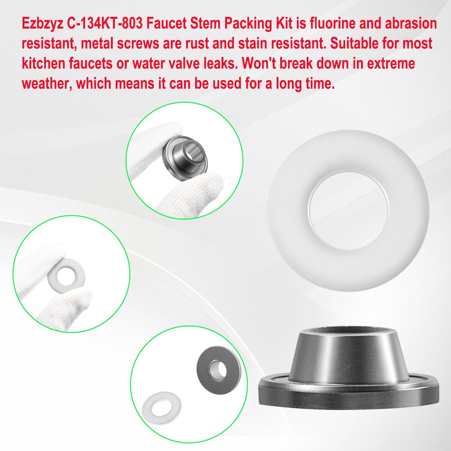 C-134KT-803 Stem Packing Kits for Prier C-134/135/154 Wall Hydrant & Prier C108