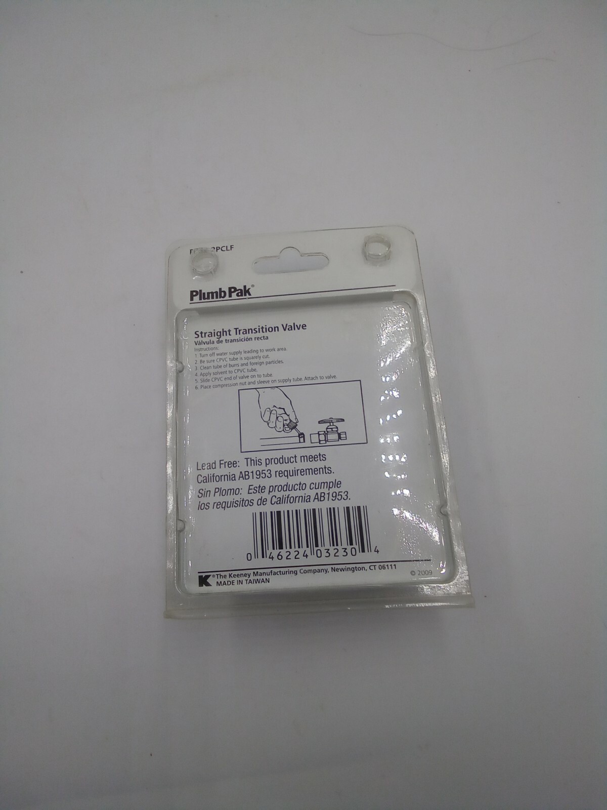 Plumb Pak PP32-2PCLF Turn Transitional Straight Supply Line Valve, 1/2" …