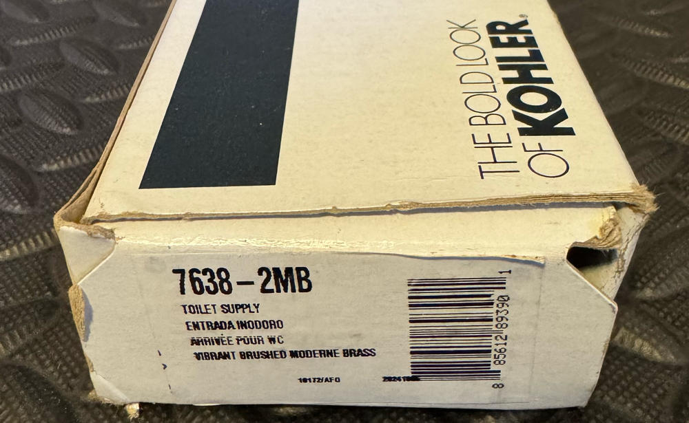 KOHLER 1/2″ NPT Angle Supply *READ*