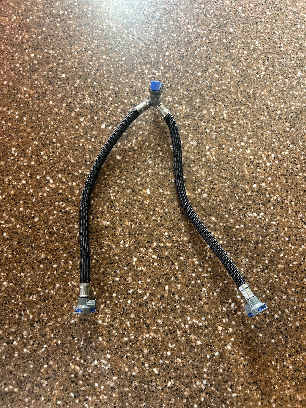 12 in. Quick Connect Hose Hot and Cold Supply Hoses for Bathroom Faucet