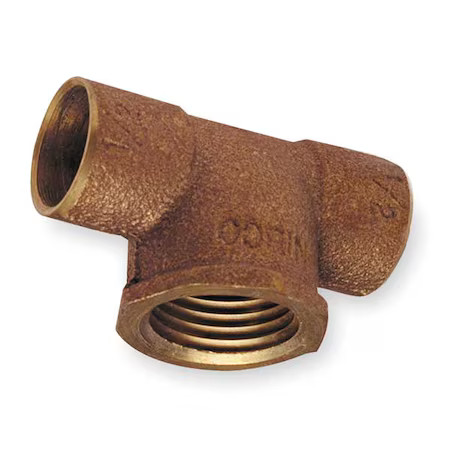 Nibco 712Rlf-1141141 Tee, Low Lead Cast Bronze, C X C X Fnpt