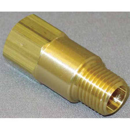 Zoro Select Chk Brs 410-4M4f-B 1/4″ Mnpt X Fnpt Brass Piston Spring Check