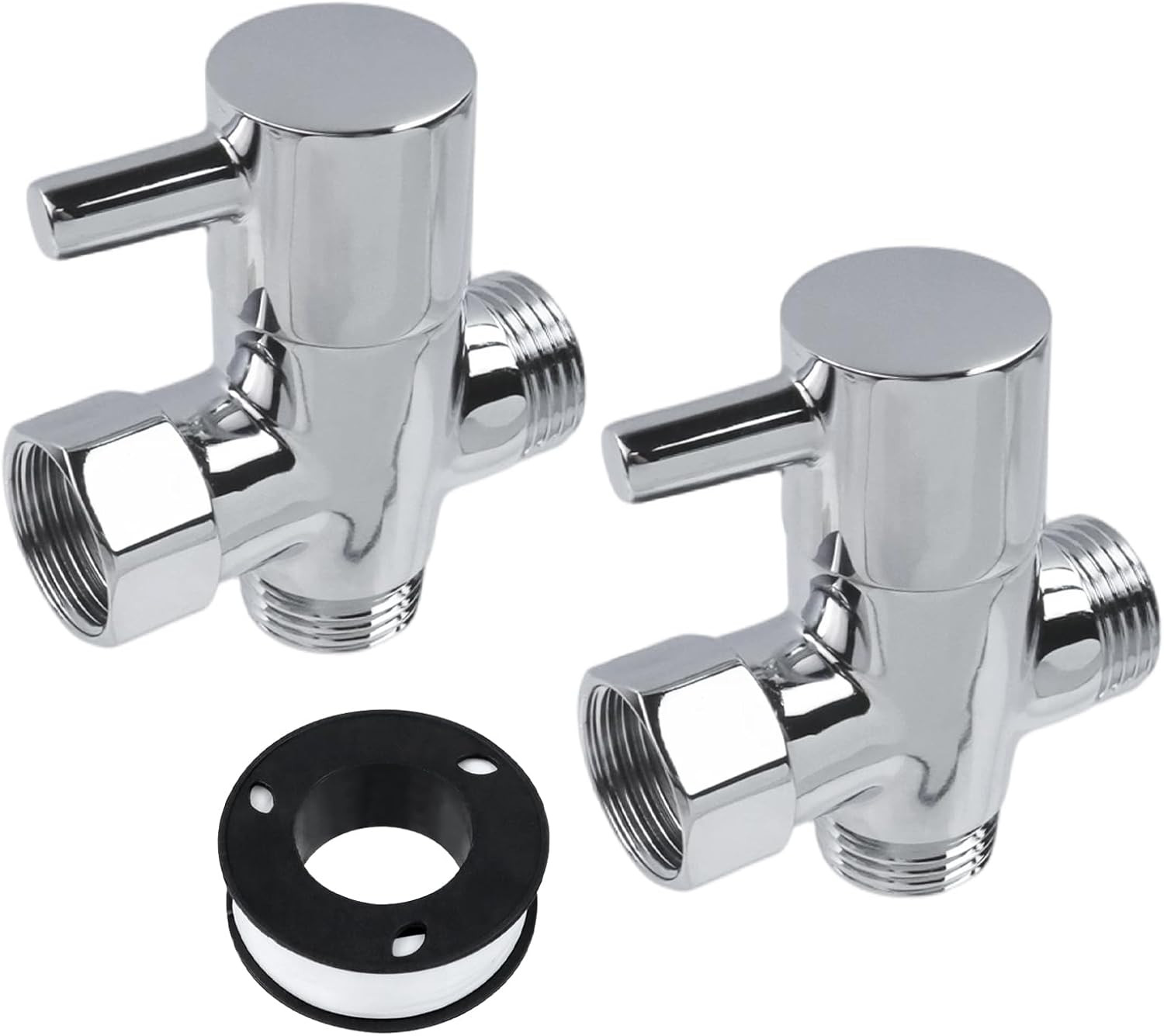 3-way Shower Diverter Valve, Universal Shower Arm Diverter Valve for Hand Held S