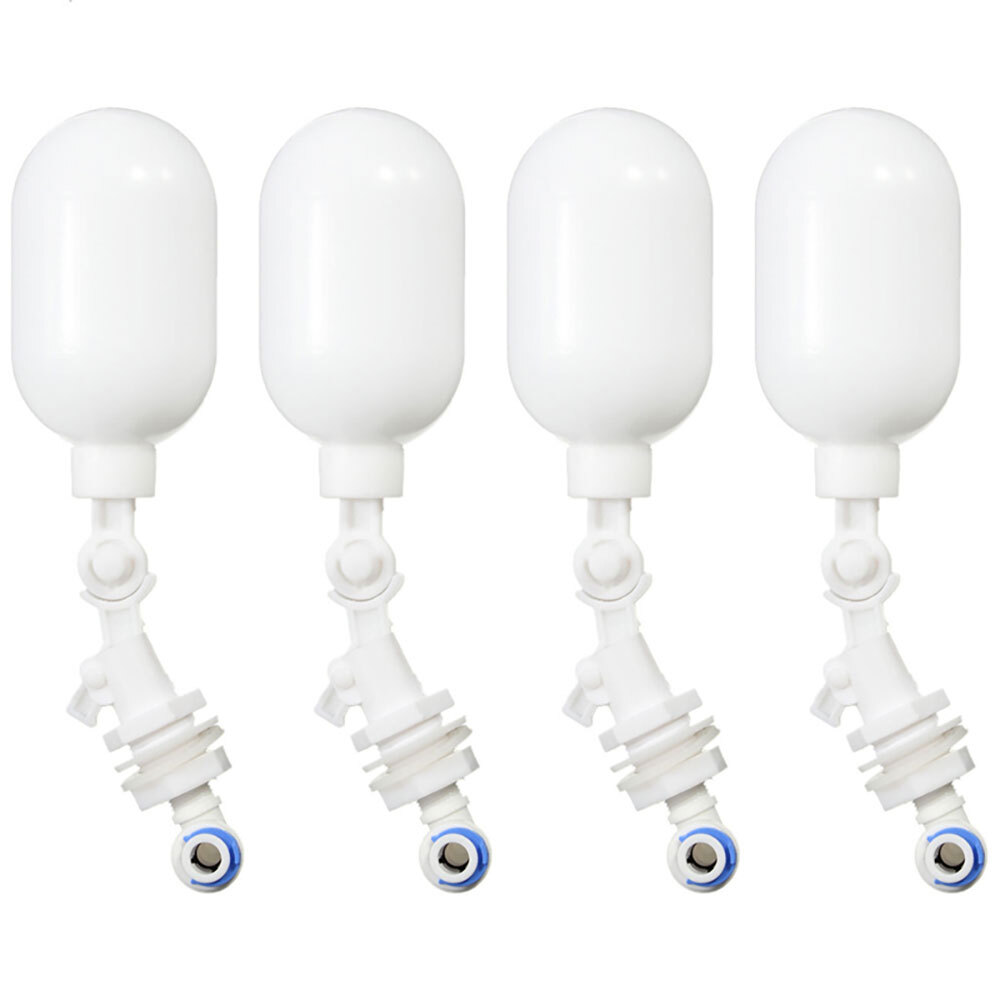 4 Pack Water Float Automatic Shut Off Valve Quick connctor Tank Overfill Stop.