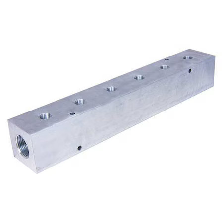 Pneumadyne M40-750-6 Manifold, 6 Outlets, Outlet Size 3/4″, 18″L