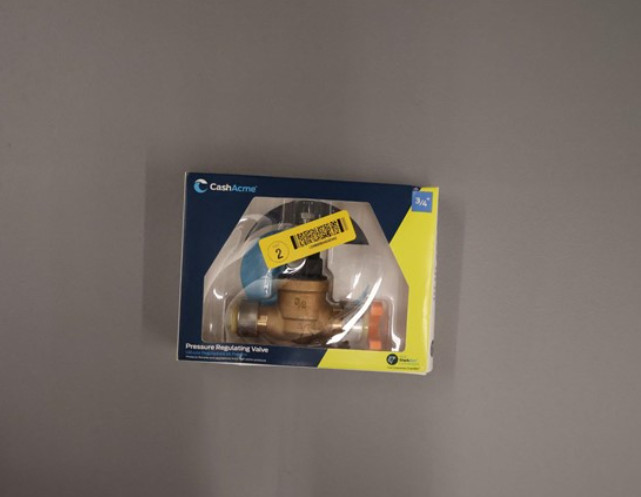 2x Cash Acme 3/4 in Brass Direct Push-to-Connect EB45 Pressure Regulating Valve