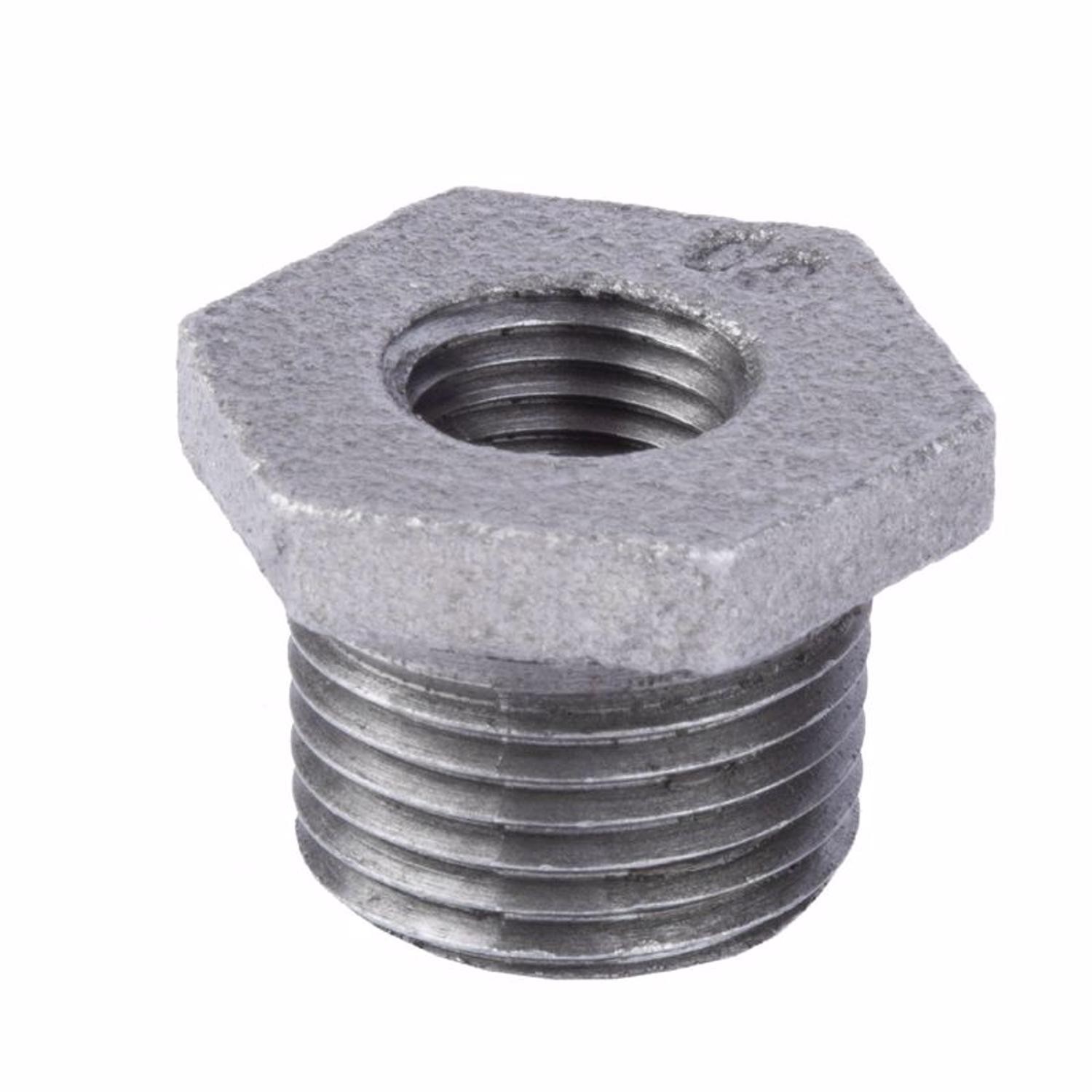 BK Products 521-930HC Black Malleable Iron Hex Bushing 1/2 MIP x 1/8 in.