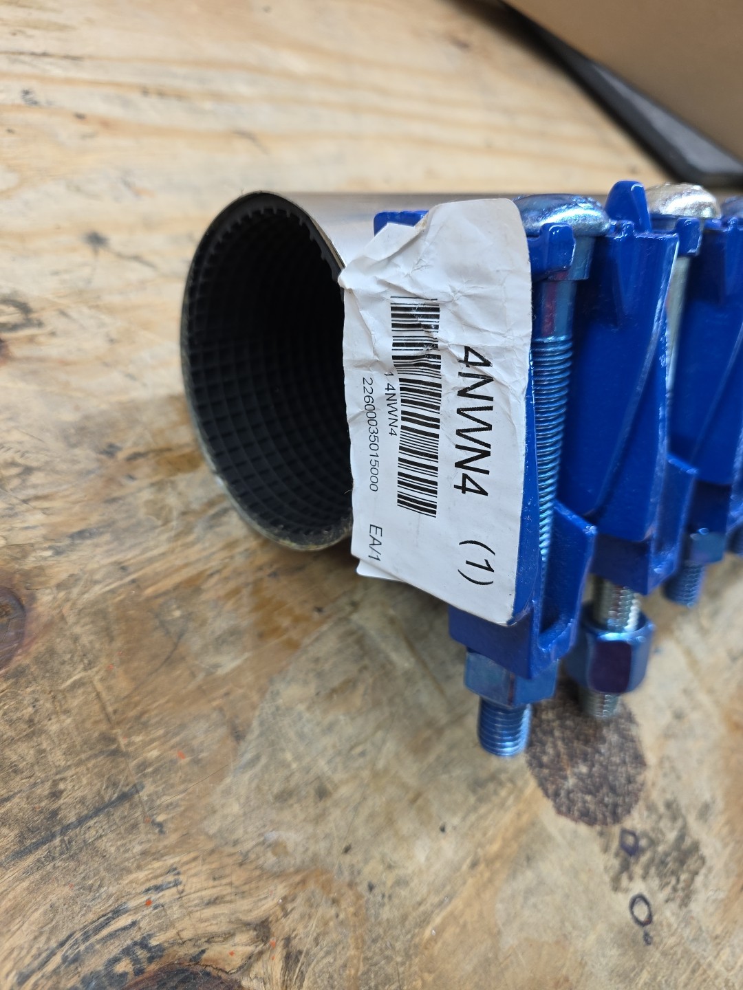 SMITH-BLAIR 22600035015000 Repair Clamp,3 11/16″MaxOD,Full Cov,15″L 4NWN4