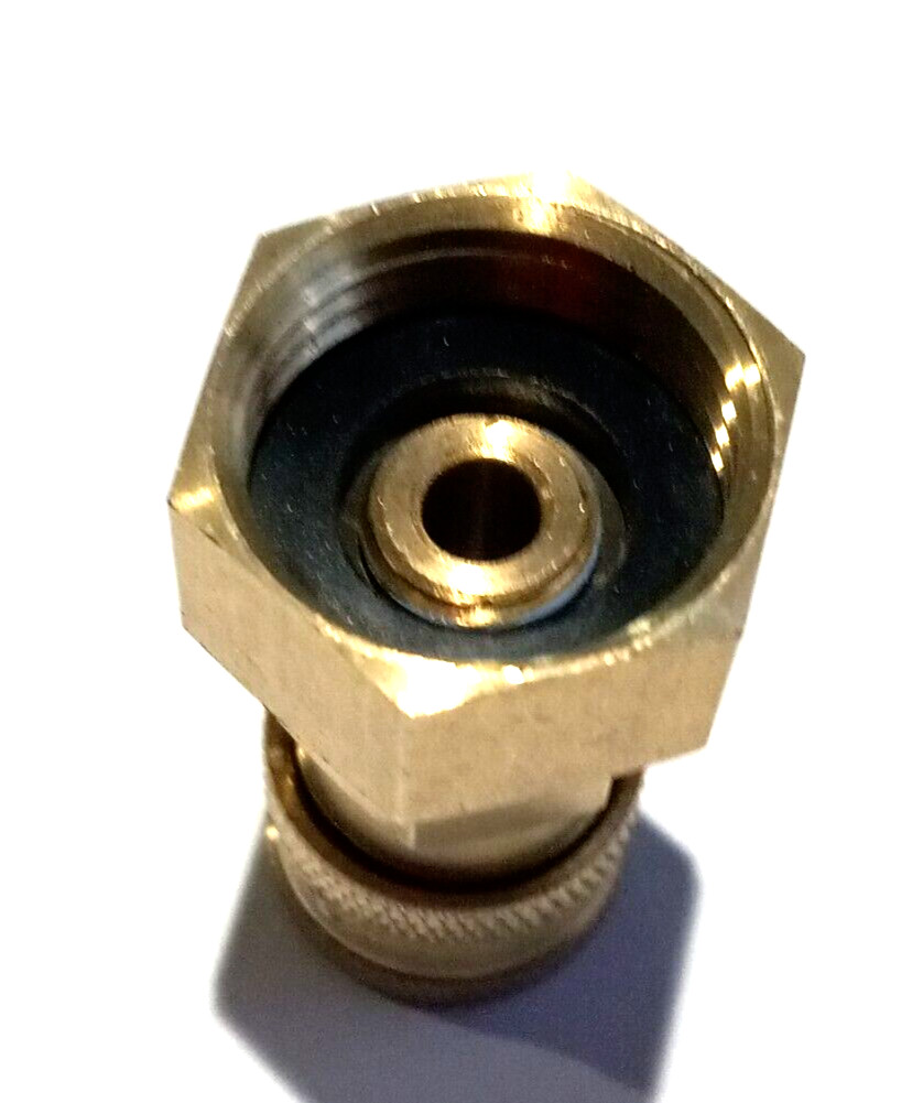Female 3/4″ FGH x 1/4 Pressure Washer Quick Connect Brass Coupler