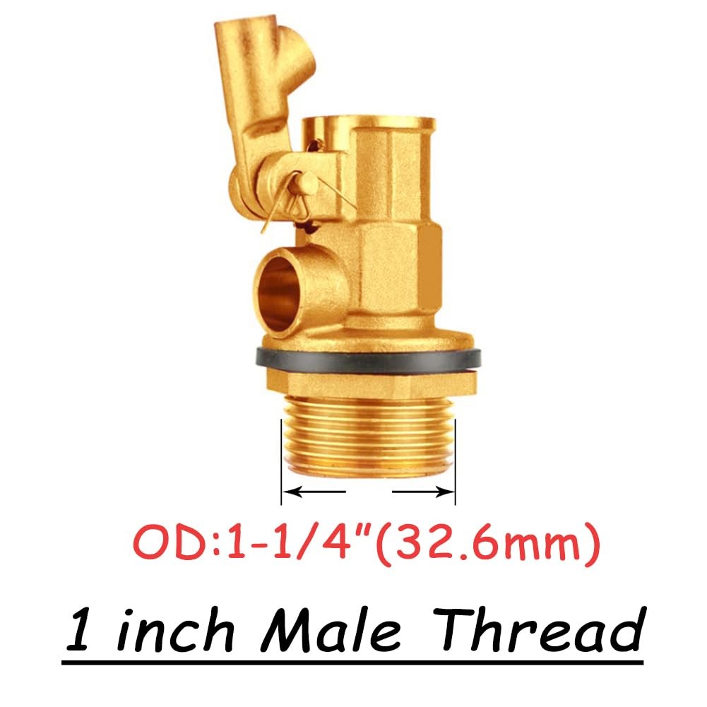 Float Ball Valve DN25 1 Male Thread Stainless Steel Floating Ball Brass Valv…
