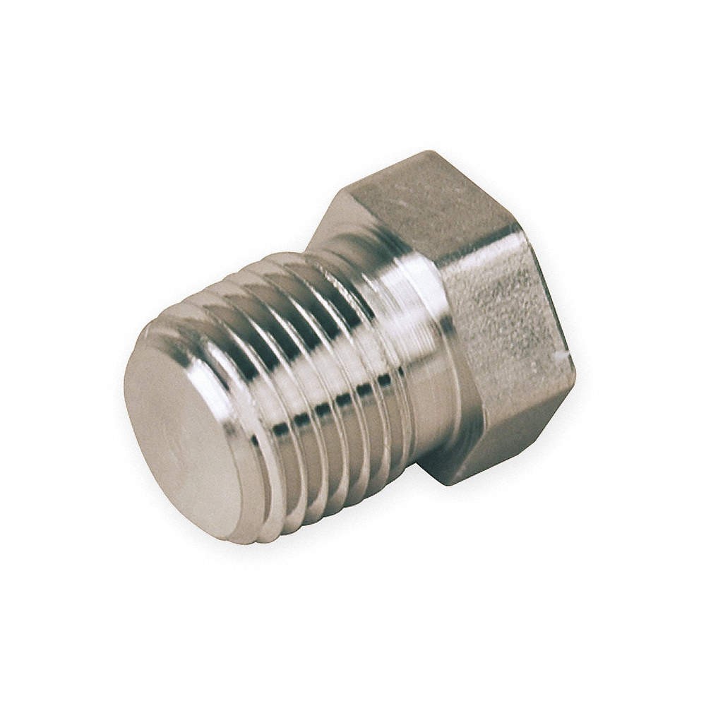 PARKER 4 PH-S Hex Head Plug, Carbon Steel,1/4 in,MNPTF 1DGT8