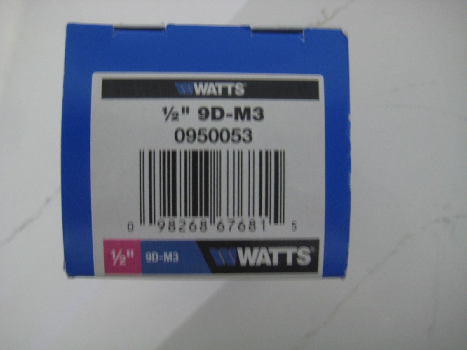 Brand New – Watts 9D M3 1/2″ #0950053 Dual Check Backflow with Atmospheric Vent