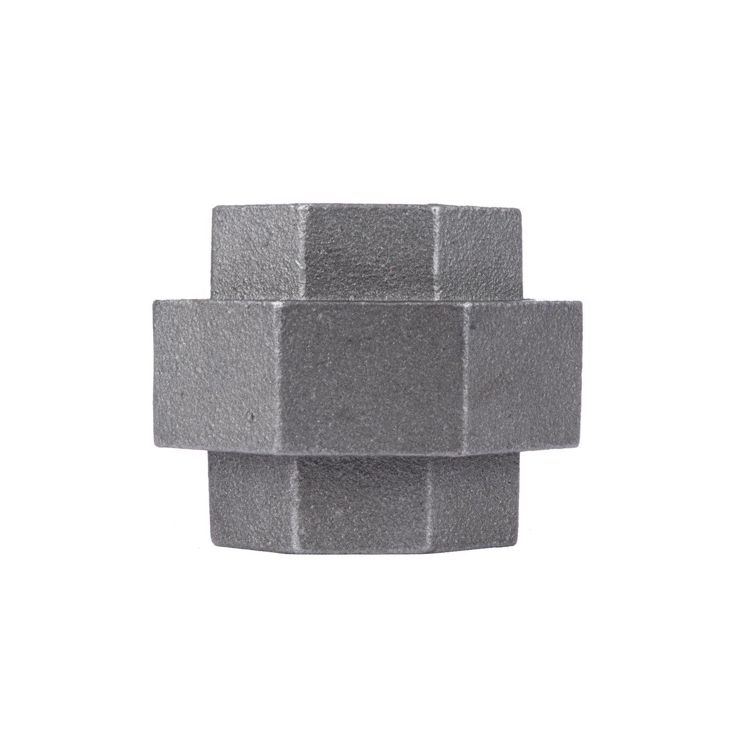 BK Products 521-708BG Black Malleable Iron Union 2 FPT x 2 Dia. in.