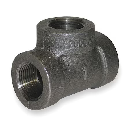 Zoro Select 1Lbx3 Tee Tee, 3/8″ Pipe, Fnpt, Malleable Iron, Class 300, 1Lbx3