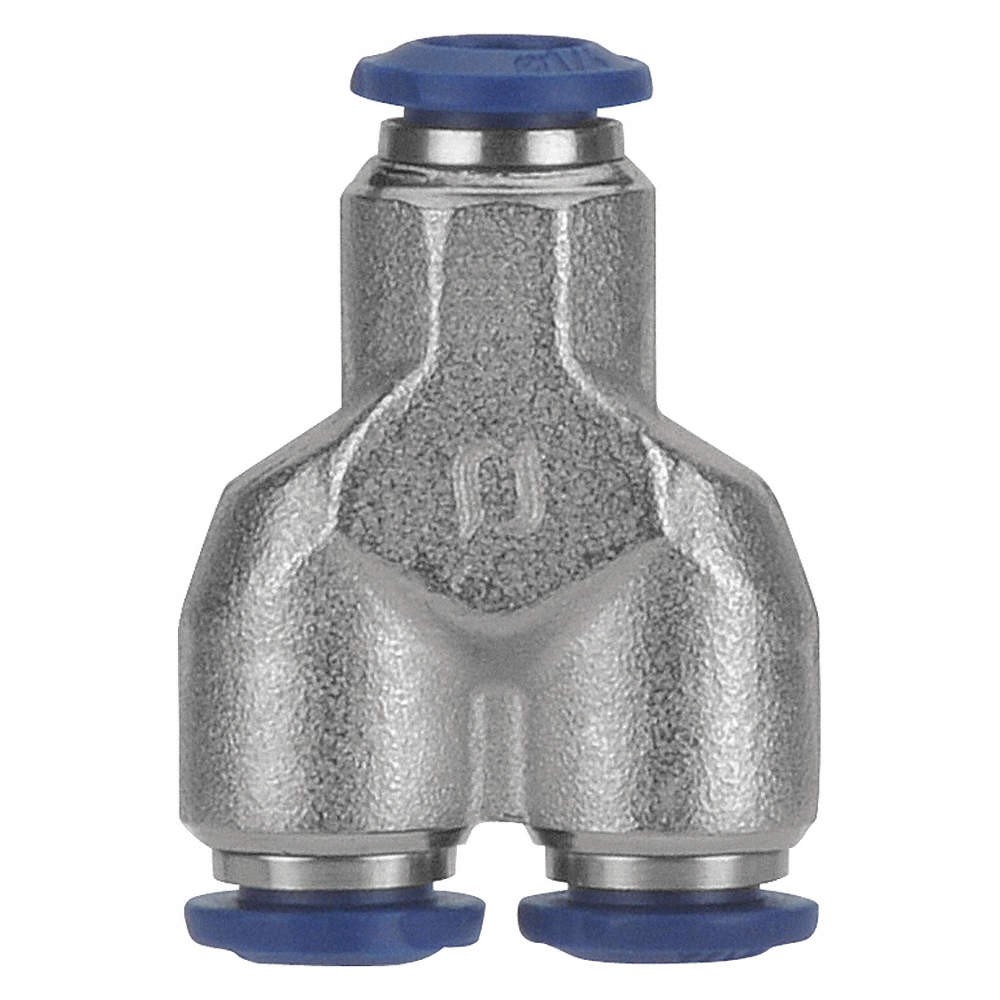 AIGNEP USA 88310-04 Union Y,Brass,Push-Fit,1/4in.,PK5 31TT88