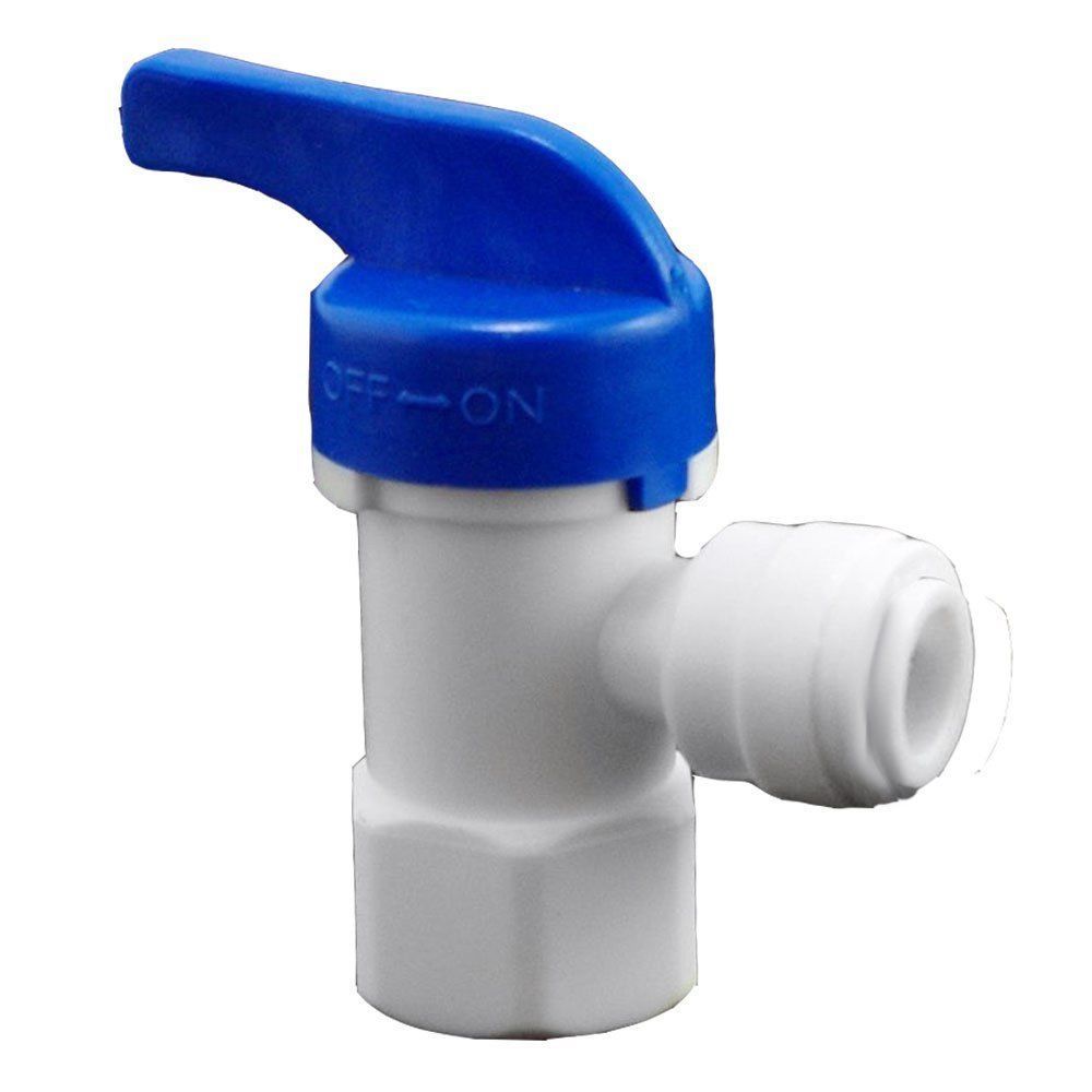 Tank Ball Valve 1/4″ FPT x 1/4″ Quick Connect Tube- For Reverse Osmosis RO Tanks